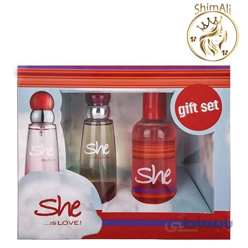 ست ادوتویلت زنانه She مدل Love