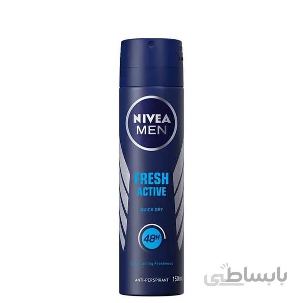 اسپری ضد تعریق مردانه نیوآ مدل Fresh Active حجم ۱۵۰ میلی لیتر ا Fresh Active