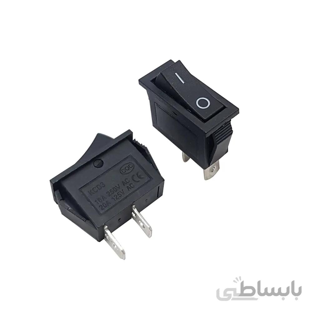 کلید راکر باریک دوحالته KCD3 101 2PIN