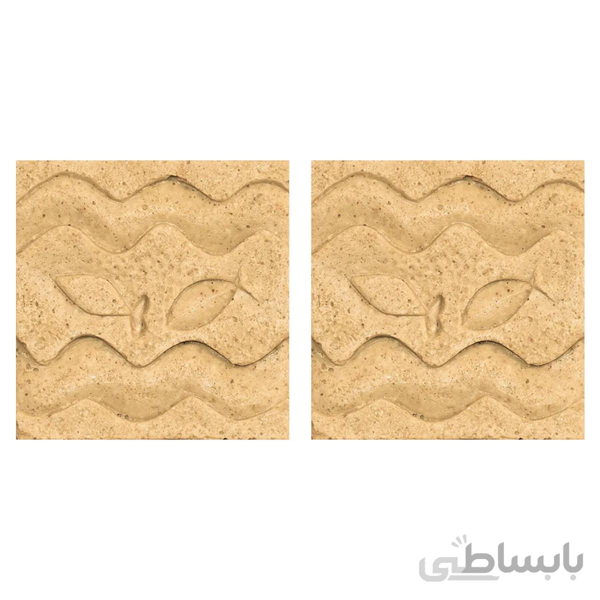 دیوارپوش تندیس و پیکره شهریار مدل امای کد W1010 02 بسته 2 عددی