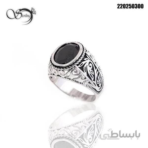 انگشتر اونیکس نقره مردانه کد:۱۷۰۹