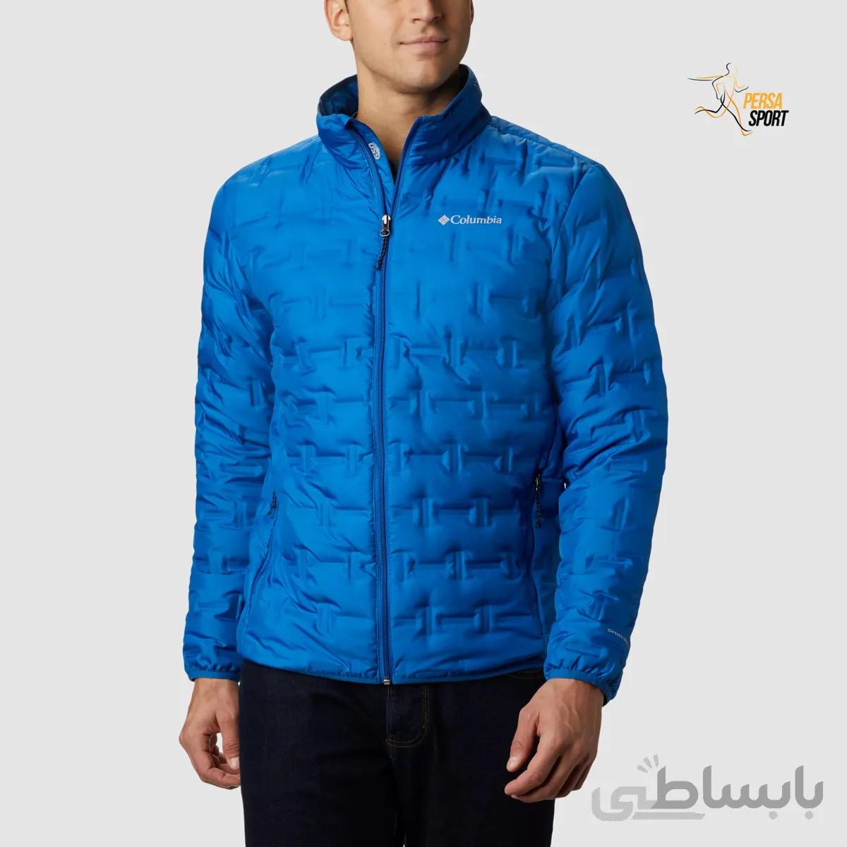 کاپشن پر مردانه کلمبیا Delta Ridge Down Jacket Blue