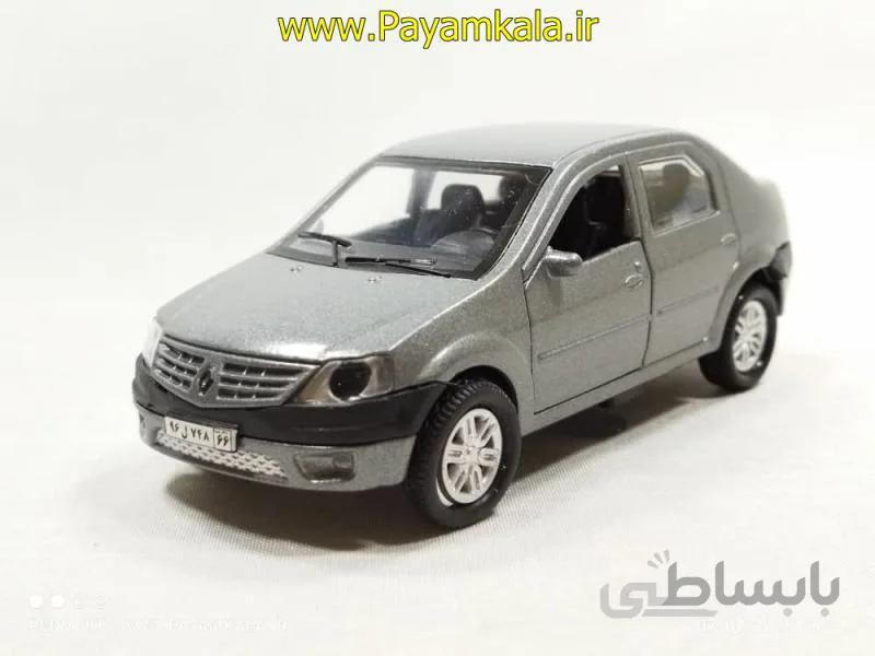 رنو تندر لوگان ال 90 موزیکال-چراغدار فلزی (RENAULT LOGAN TONDAR L90 BY BARNI) نقره ای