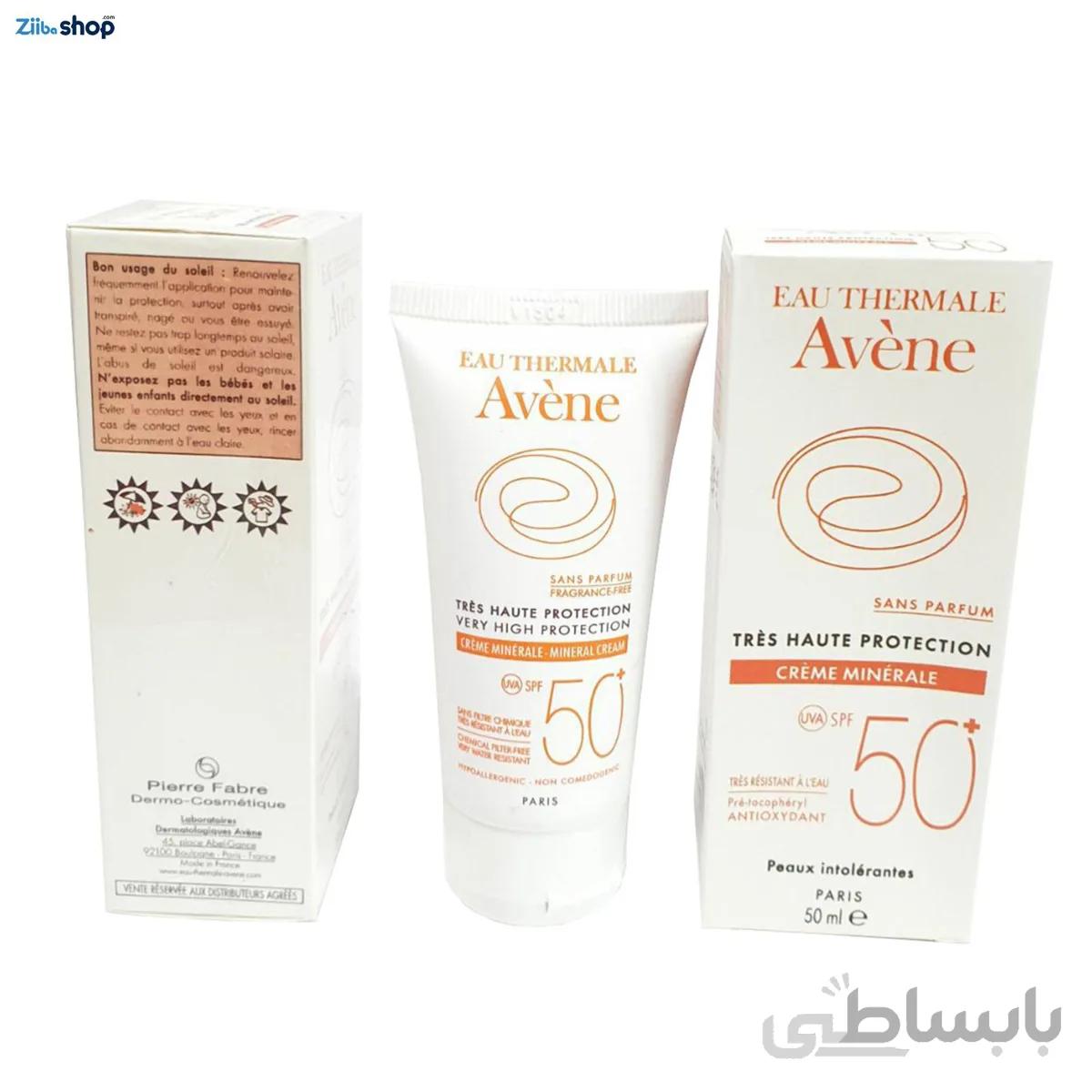 کرم ضد آفتاب اون مدل PROTECTION MINERALE حجم 50 میلی لیتر