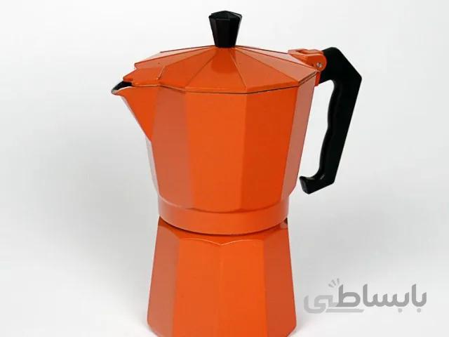 قهوه جوش اسپرسو ساز دستی 6 کاپ رنگی