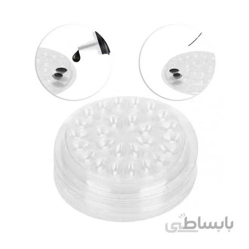 جای طلقی چسب مژه – بسته 10 عددی