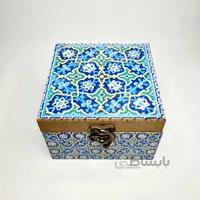 جعبه چوبی سنتی مربع ۱۲×۱۲ کد bm63