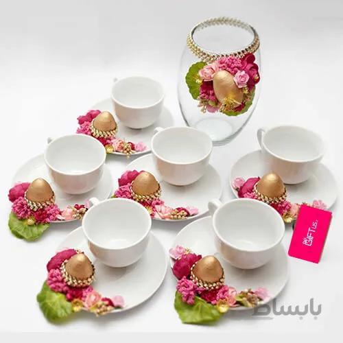 هفت سین فنجون یاس سرخابی