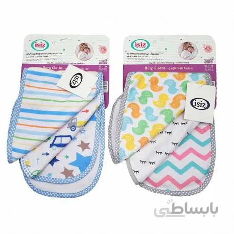 دستمال آروغگیر 3 عددی نوزاد ایس ایز Isiz