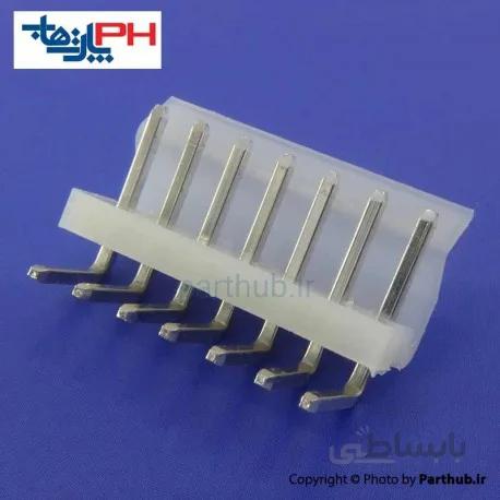 کانکتور پاور بدون قفل (CH) نر 7 پین 3.96mm نود درجه (RA)