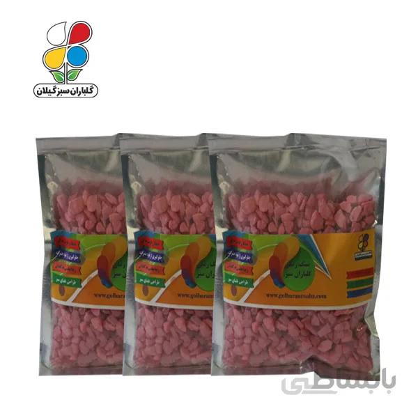 سنگ رنگی سایز سه مجموعه سه عددی مدل GPC5