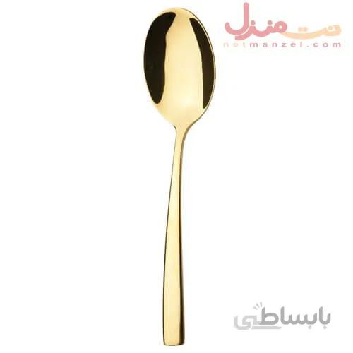 قاشق خورش خوری ناب استیل مدل فلورانس پی وی دی