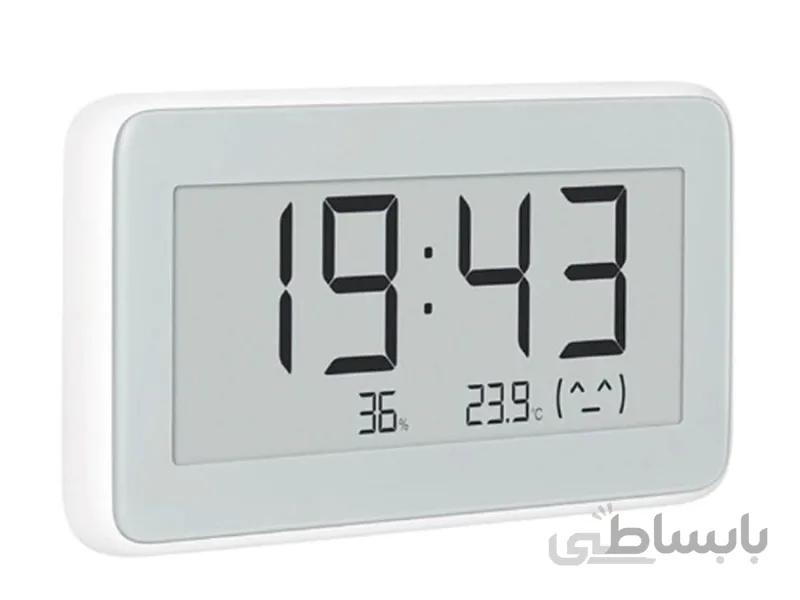 ساعت و دماسنج و رطوبت سنج هوشمند شیائومی Xiaomi MIJIA Temperature Humidity Meter ا XIAOMI MIJIA LYWSD02MMC Temperature Humidity Monitoring Meter