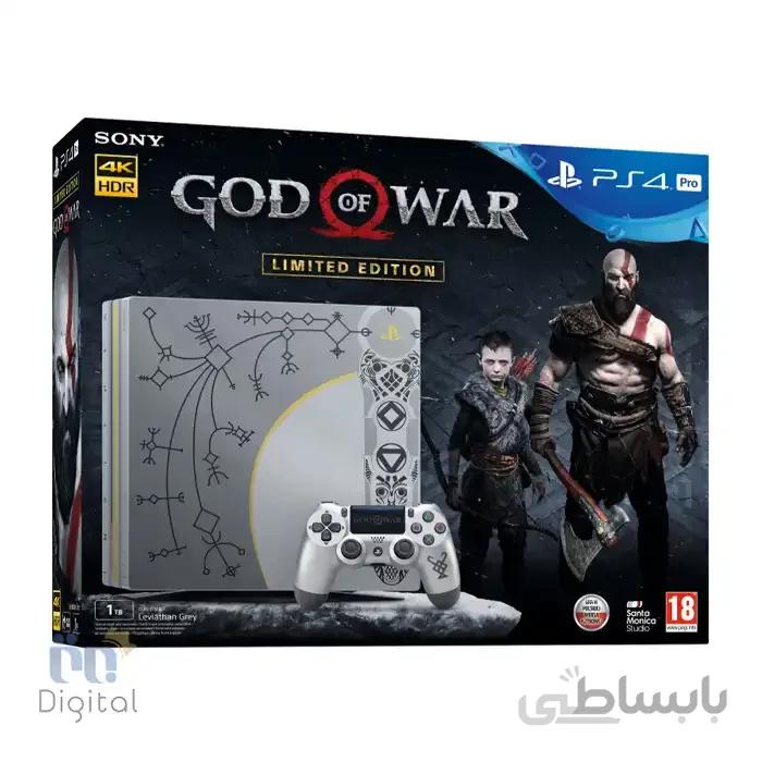کنسول سونی مدل PlayStation 4 Pro باندل Limited Edition God of War ظرفیت ۱ ترابایت ریجن ۲