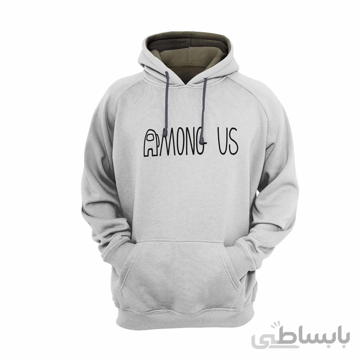 هودی سفید طرح بازی امانگ آس Among Us کد KCT10465