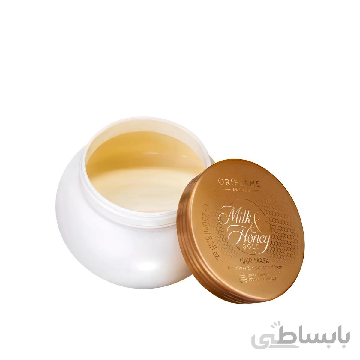 ماسک مو شیر و عسل اوریفلیم ا oriflame milk and honey gold hair mask