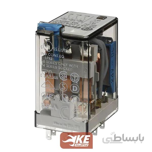 رله 24VDC سه کنتاکت 10 آمپر فیندر 553390240090
