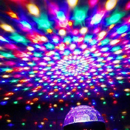 دستگاه رقص نور LED کروی برقی (قابلیت پخش موزیک)