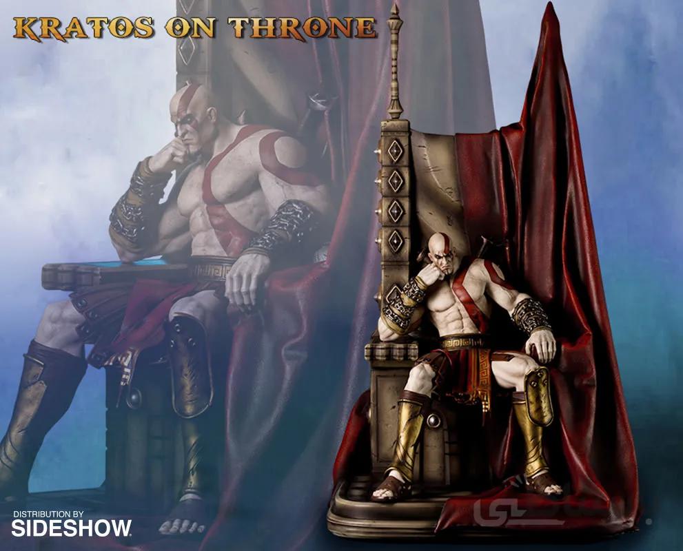 مجسمه کریتوس رو تخت پادشاهی Kratos On Throne