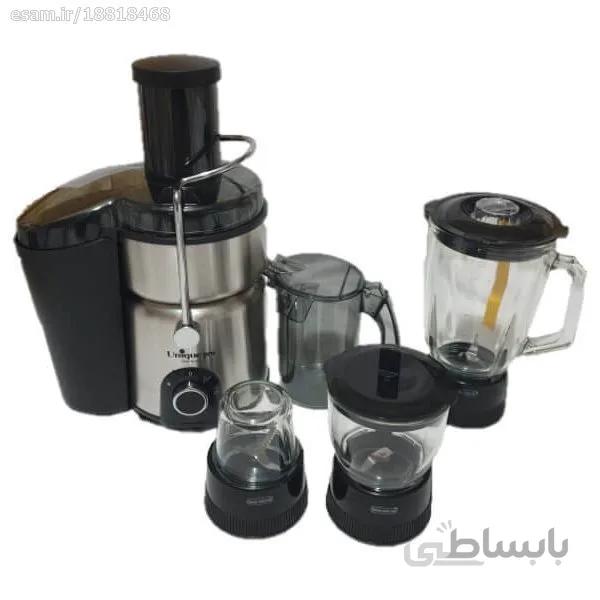 آبمیوه گیری چند کاره استیل یونیک پرو مدل 1184