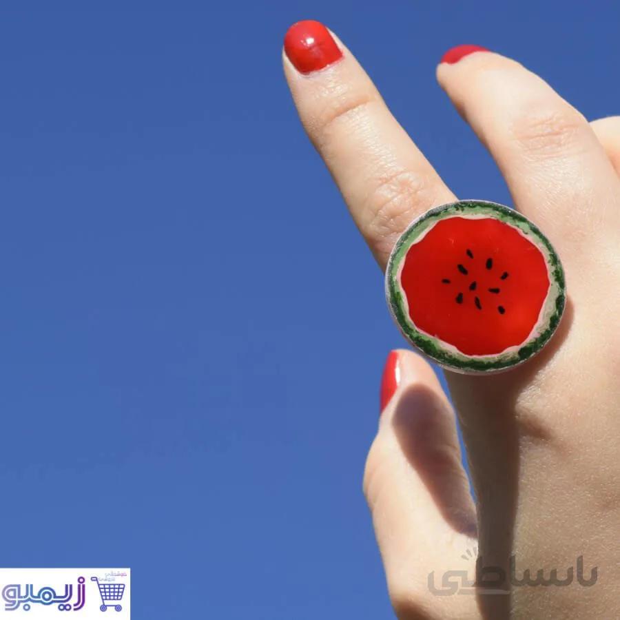 انگشتر مدل هندونه