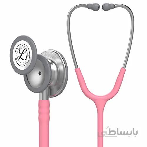 3M Littmann Classic III Monitoring Stethoscope, Pearl Pink Tube, 27 Inch, 5633