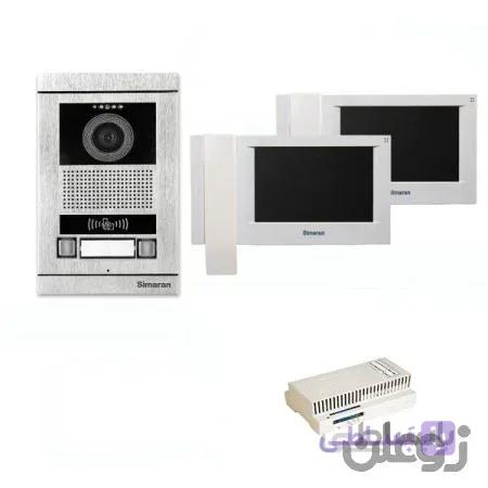 پکیج ۲ واحدی حافظه دار ۷ اینچ سیماران با پنل کارتخوان