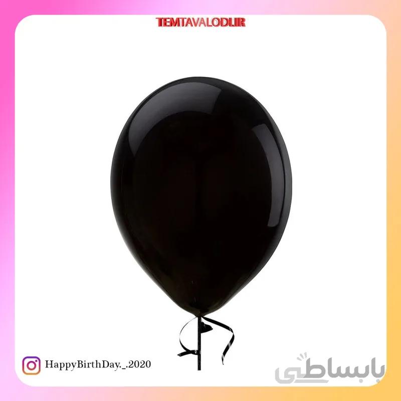 بادکنک 6 اینچ مشکی