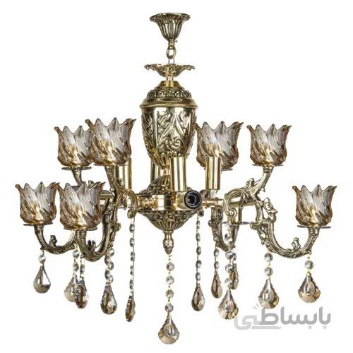 لوستر 16 شعله چشمه نور کد C3352/8+4