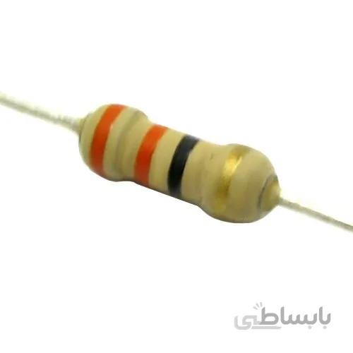 مقاومت 33 اهم 1/4 وات 5 درصد