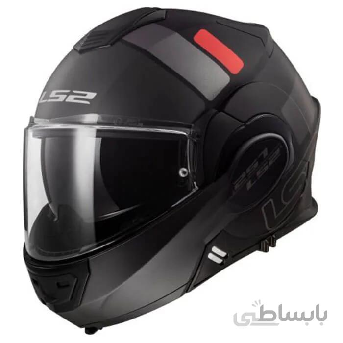 کلاه کاسکت ال اس تو مدل FF399 VALIANT PROX MATT BLACK TITANIUM