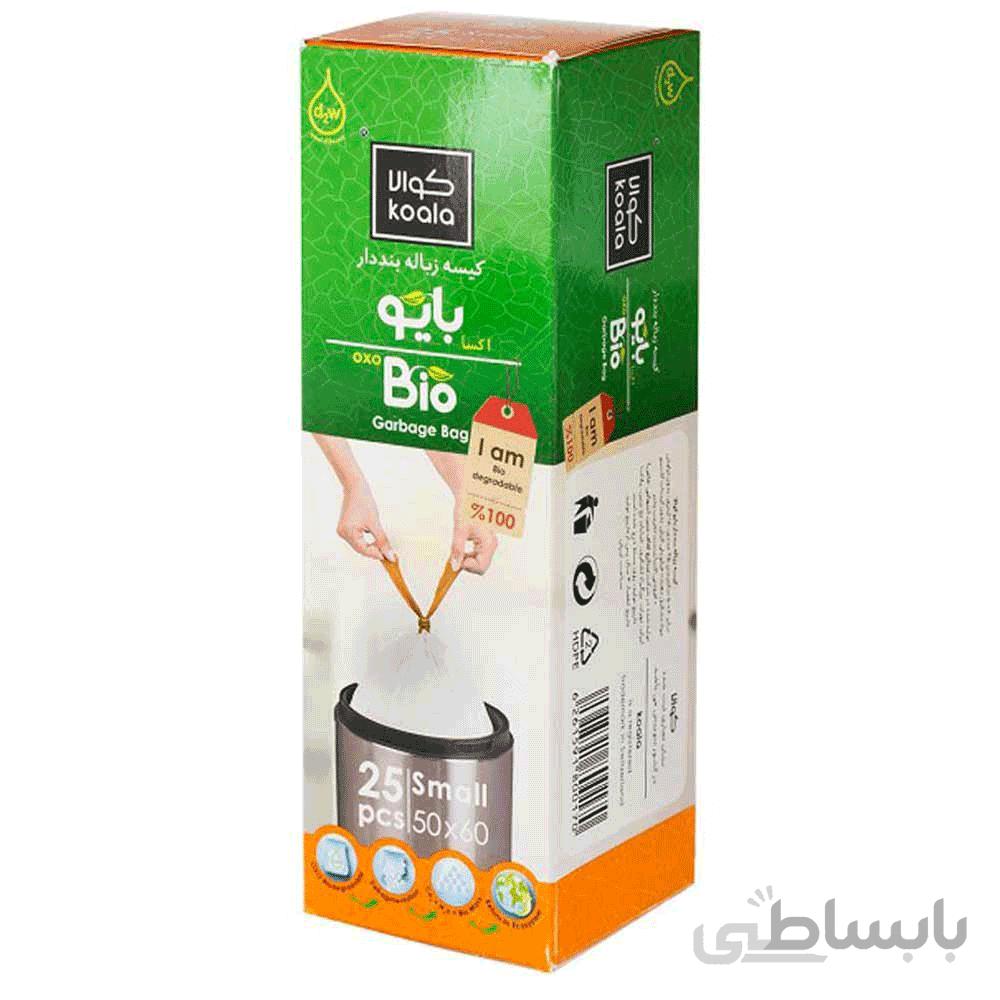 كیسه زباله بنددار رولی بایو كوالا - 60 *50 كوچک