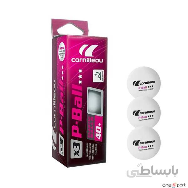 توپ پینگ پنگ کورنلیو مدل P-Ball 3 Star بسته 3 عددی