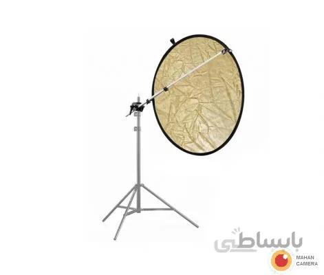هولدر رفلکتور عکاسی نقره ای NiceFoto LS-09