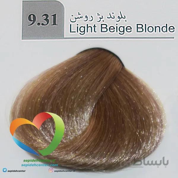 رنگ مو دوپیر مدل 9.31 بلوند بژ روشن100 میل | Dupier Hair Color