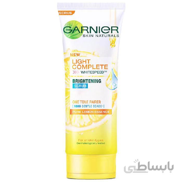 اسکراب لایه بردار پوست گارنیه مدل PURE LEMON حجم 100 میلی لیتر