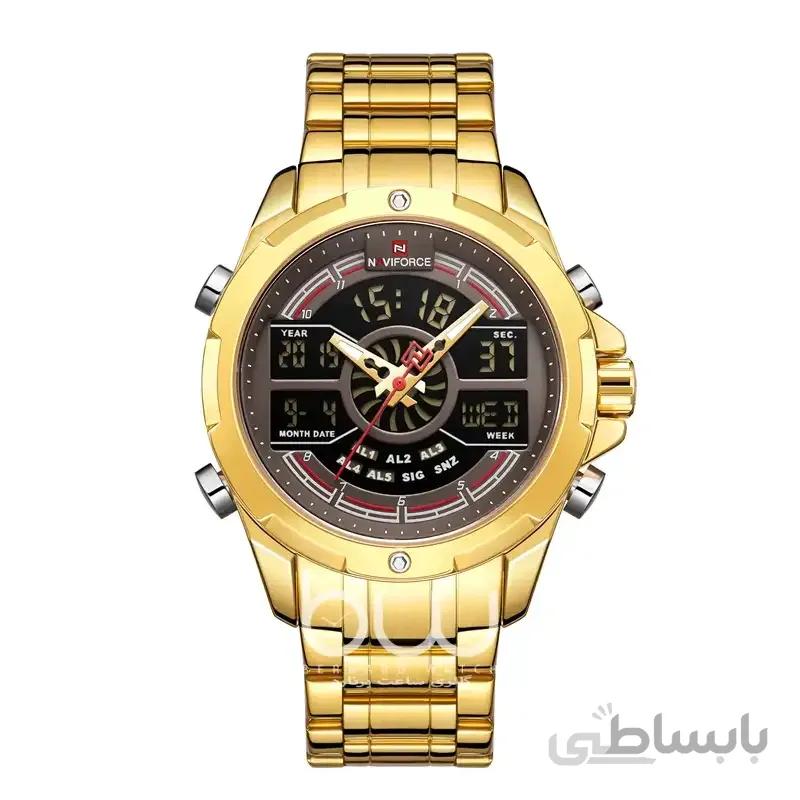 ساعت نیوی فورس مردانه | Naviforce 9170 Gold