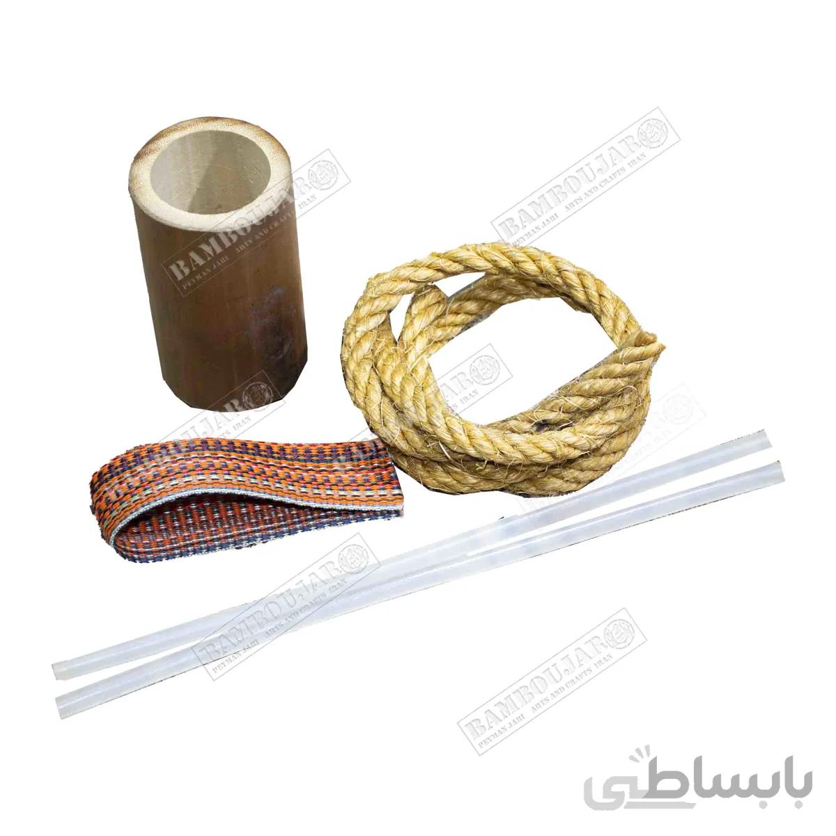 پکیج ساخت گلدان رومیزی بامبو جار مدل آذرخش کد PaSaGoAzC1