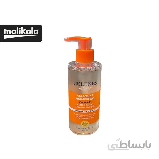 ژل شستشو پوست چرب و مختلط ویتامین C سلنز