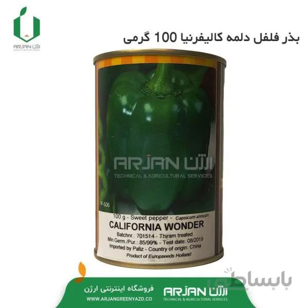 بذر فلفل دلمه کالیفرنیا 100 گرمی