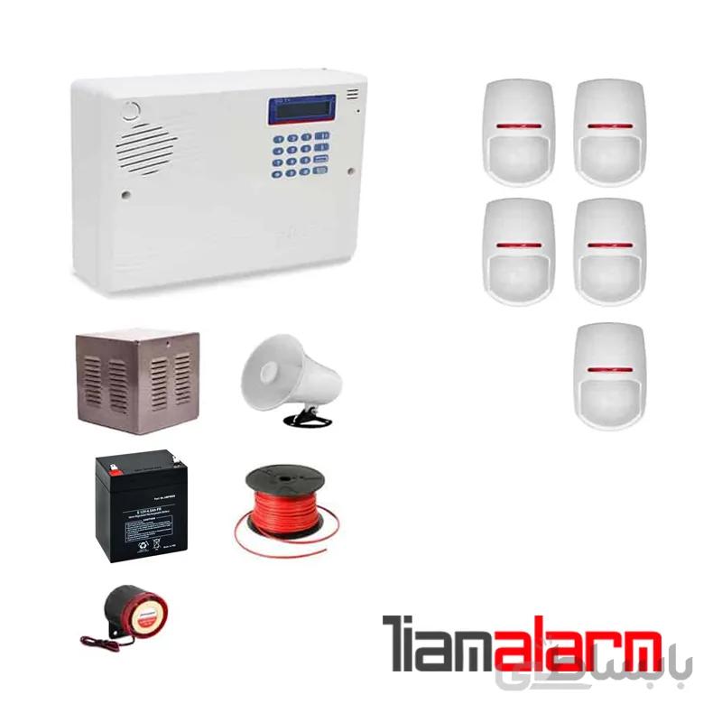 پکیج دزدگیر اماکن باسیم مدل سایلکس سیمکارتی وتلفنیSG8PY5