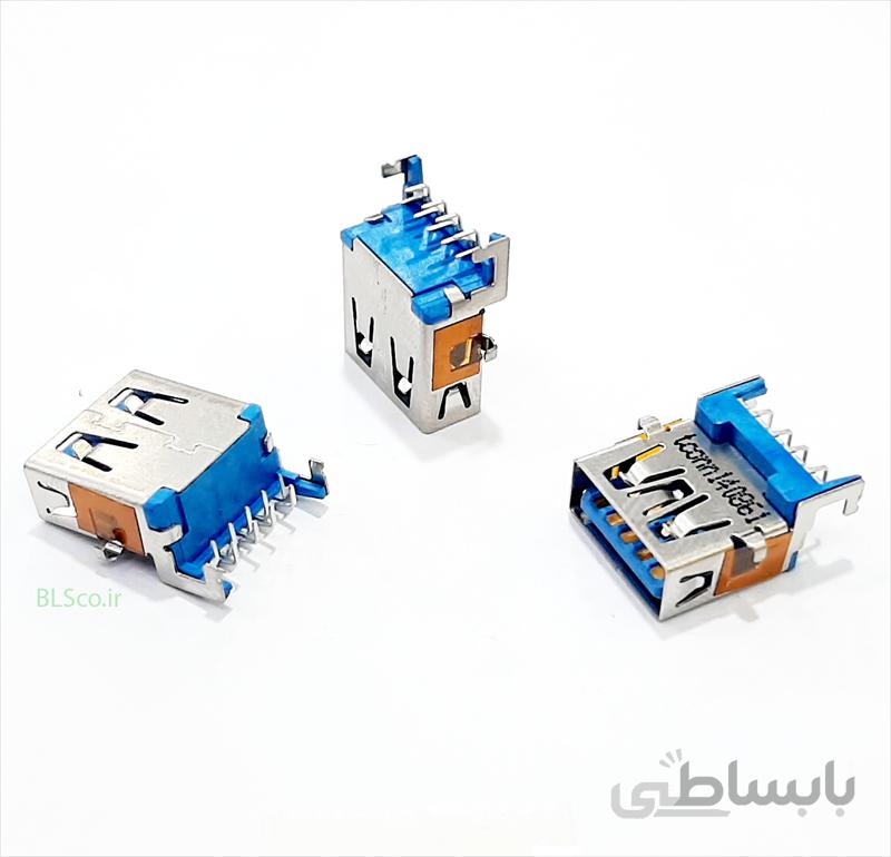 جک USB3 لپ تاپ کد 505 ا USB 3.0 Port Jack Socket