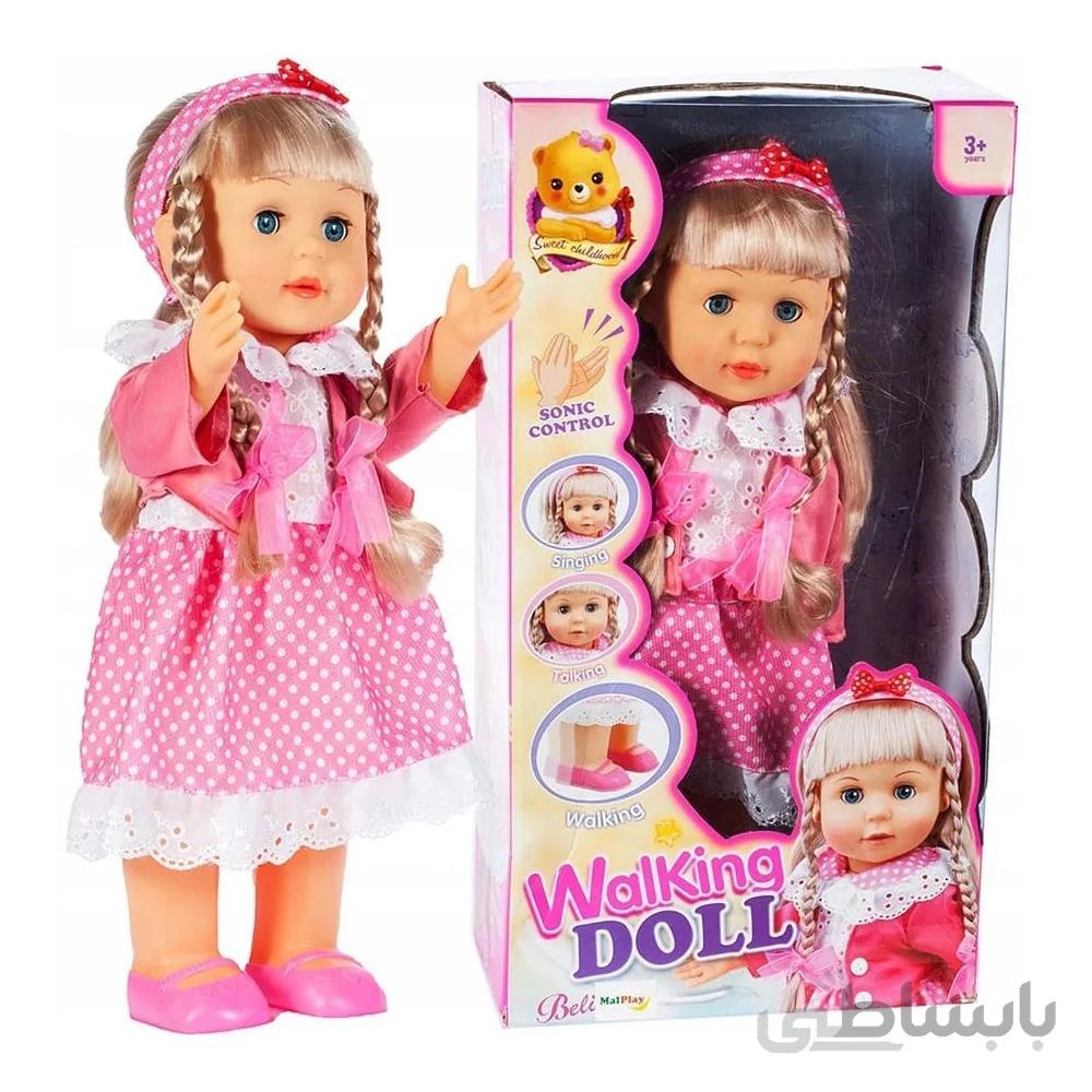 عروسک دختر راه رو سخنگو بلیندا ارتفاع 43 سانتی متر مدل 68037 Belinda Walking Doll_اسباب بازی