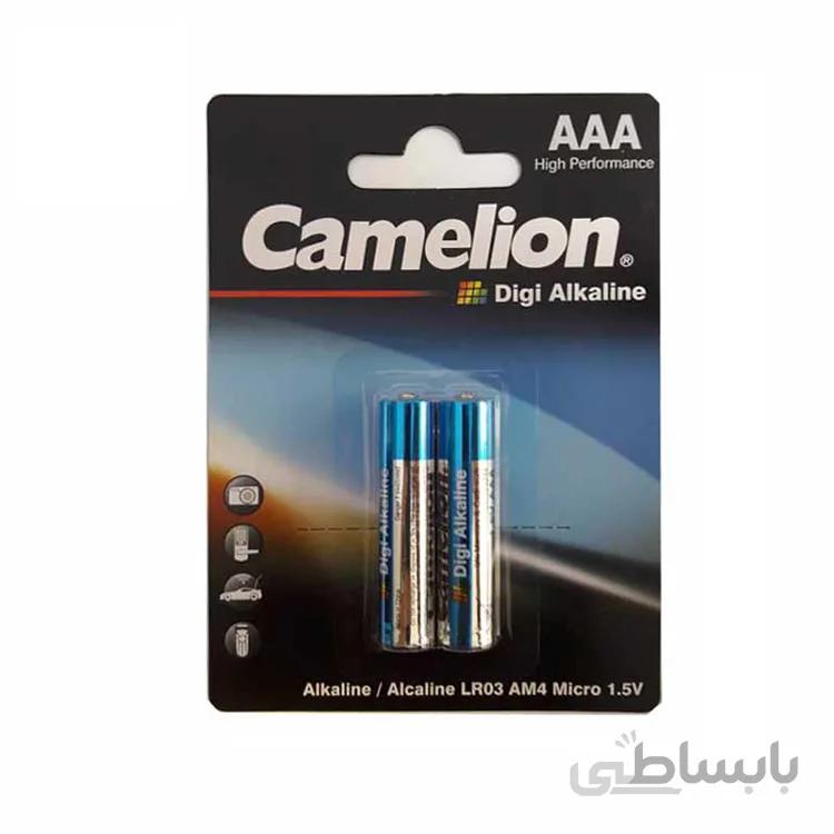 باتری نیم قلمی کملیون بسته دو عددی مدل Digi Alkaline