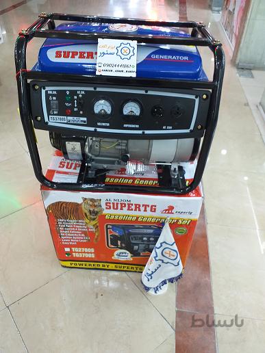 موتور برق بنزینی سوپر تی جی 2700 وات تک سیلندر Supertg TG3700S ا SUPERTG TG3700S Gasoline Generator 12Liter 2700W