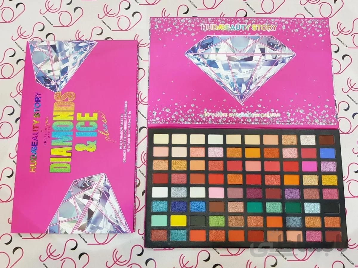 پالت سایه چشم هدی بیوتی HUDABEAUTY مدل دایموندز اند آیس diamonds and ice
