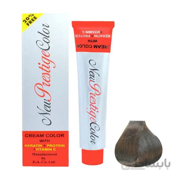 رنگ مو نیو پرستیژ کالر سری تنباکویی شماره 5.65 حجم 120 میلی لیتر رنگ قهوه ای تنباکویی روشن