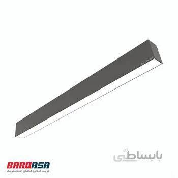 چراغ خطی روکار برش 6 بدنه مشکی اکووات