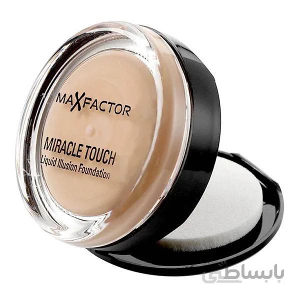 کرم پودر مکس فکتور مدل میراکل تاچ ا MAX FACTOR Miracle Touch Foundation