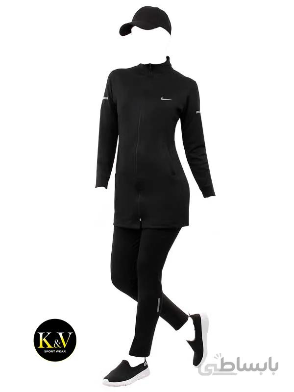 ست مانتو شلوار ورزشی نایک کد 003 ا Nike sport pants manteau set code 003